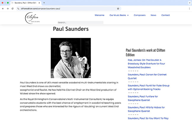 Clifton Edition website